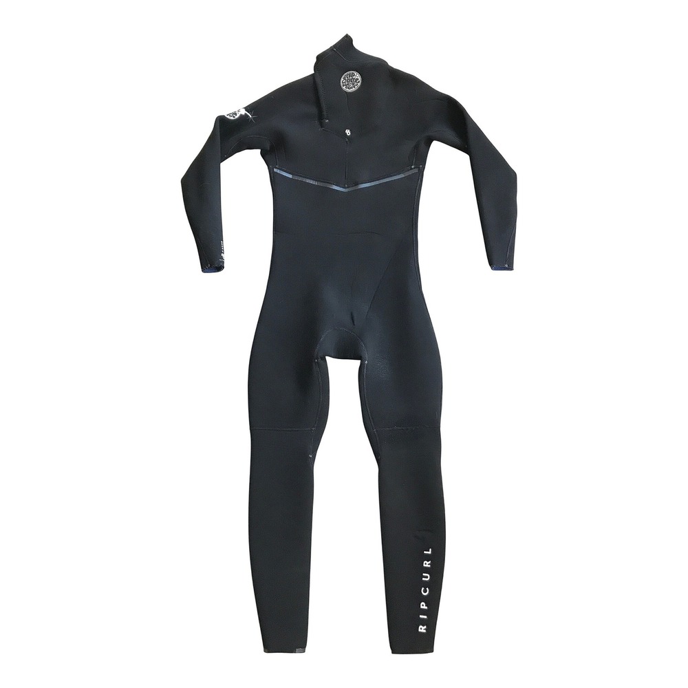 Rip Curl EBomb Wetsuit Chest Zip Full Body Steamer Black Neoprene Surf Suit